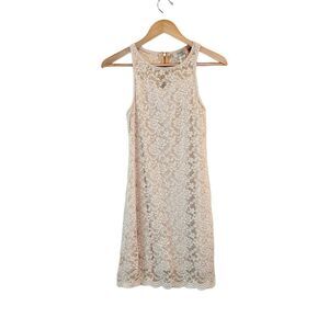 chinese dress ladies Jody Lace Cocktail Dress in Ivory